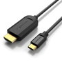 Vention Cable Conversor USB-C a HDMI 4K 1.5m Negro CGUBG